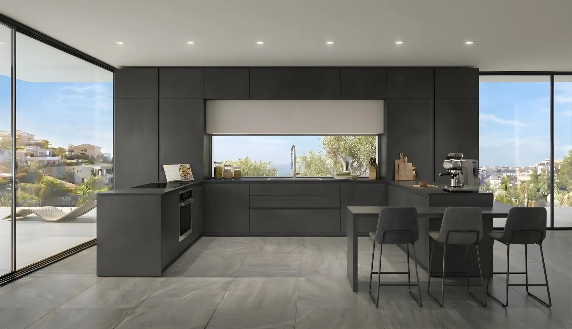 Cuisine moderne Syncron force du graphite