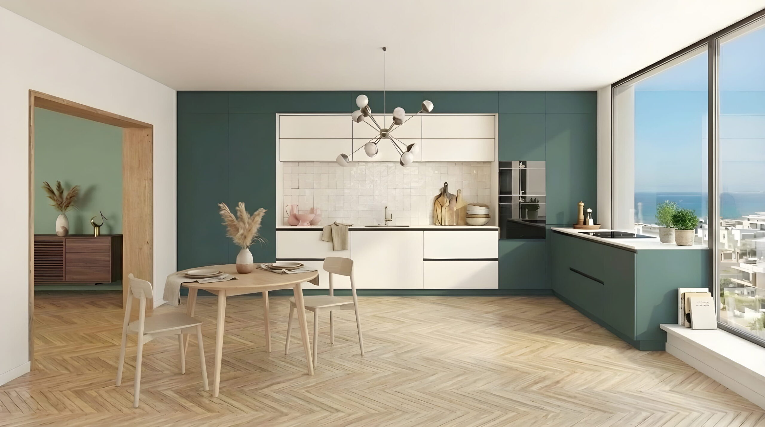 Îlot familial 240 cm cuisine moderne city le plus demandé Maroc