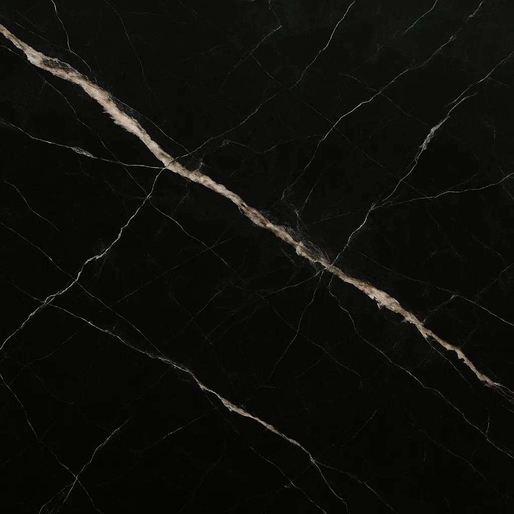 Marbre noir brillant cuisine